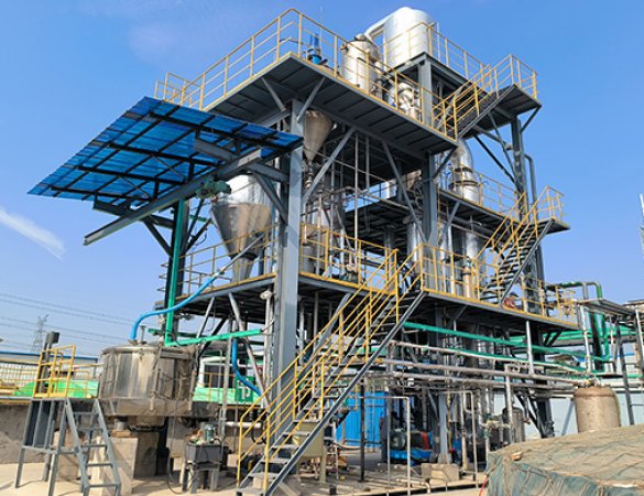 3t/h sodium chloride MVR evaporation crystallization system + mother liquor dehydrator system