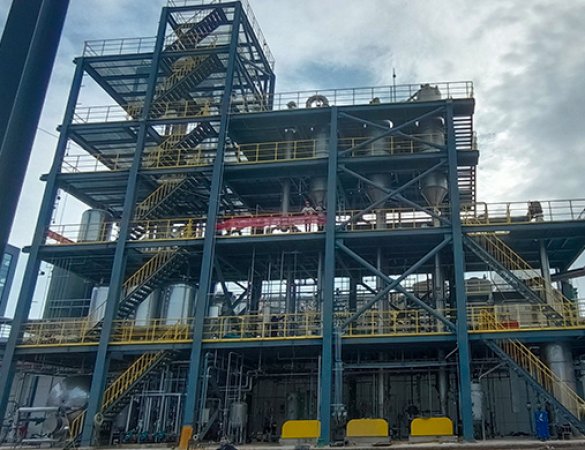 3t/h Mixed salt Multi Stage Evaporator + Mother liquor drying system