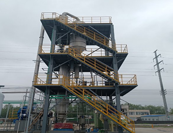 56t/h single-effect forced circulation MVR evaporator