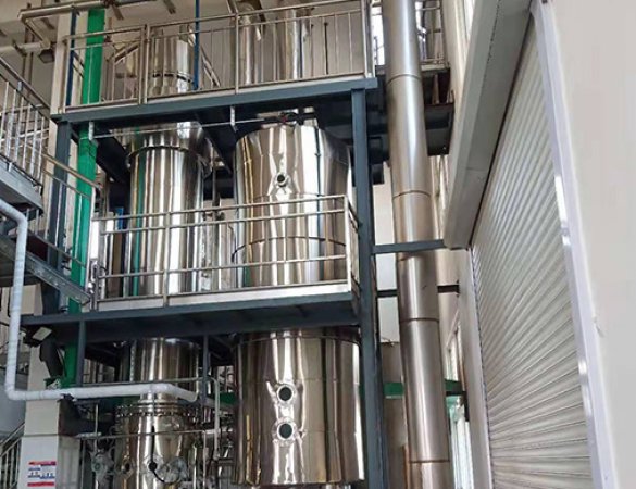 3t/h MVR tubular falling film evaporator