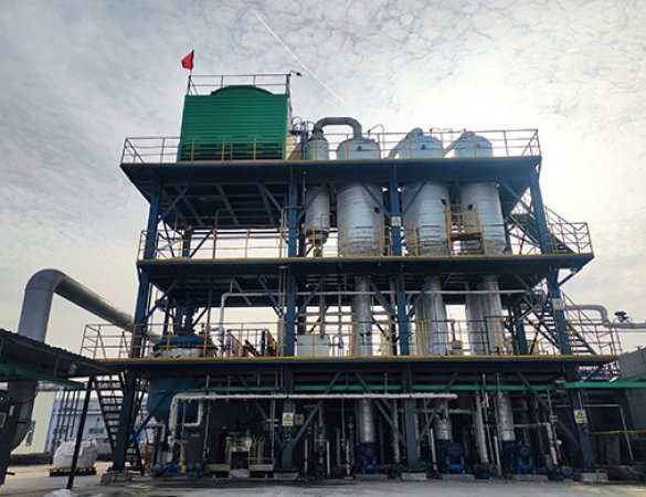 3t/h Sodium chloride and ammonium chloride triple-effect evaporation crystallization system