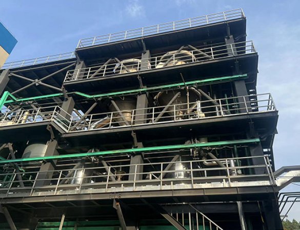 5t/h fly ash washing water sodium chloride potassium chloride MVR evaporation crystallization equipment