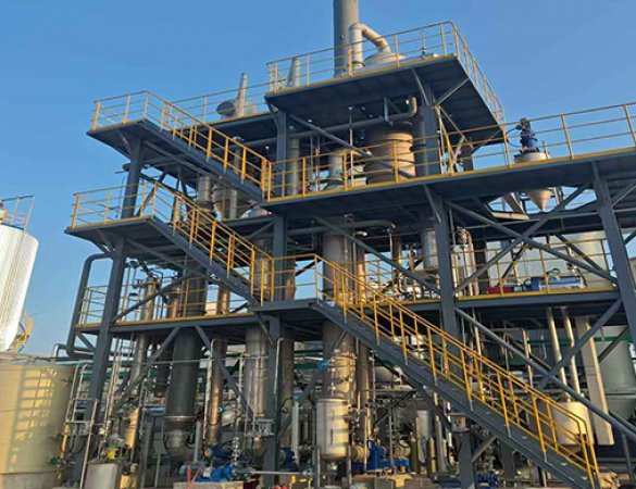 3t/h triple-effect evaporation crystallization system for sodium chloride and sodium sulfate