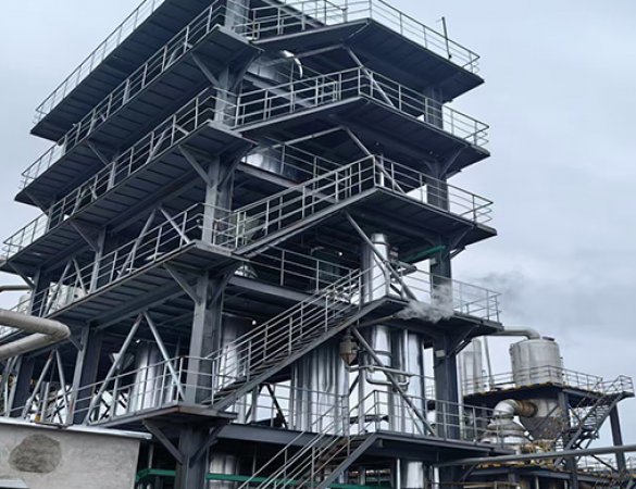 25m³/h Ammonium sulfate dual-effect MVR evaporation crystallization equipment