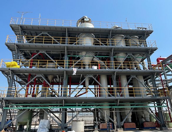 8.5t/h Sodium Chloride Double-Effect MVR Vacuum Evaporator