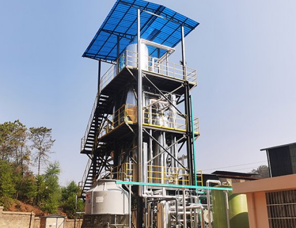 7t/h calcium chloride and sodium chloride MVR vacuum evaporator