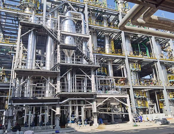 6t/h wastewater phosphorus removal triple-effect vacuum evaporation system