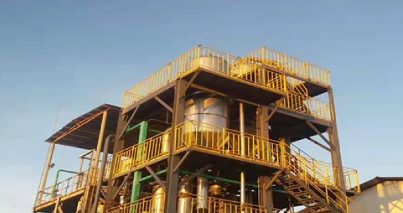 Sodium bromide double-effect evaporator