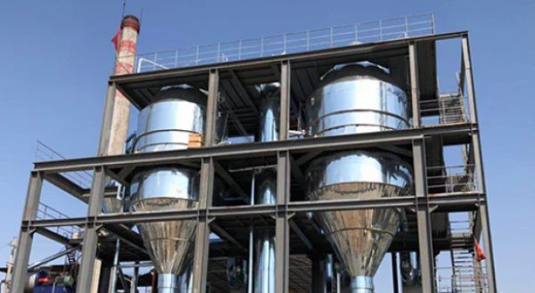 Plate MVR double-effect evaporator