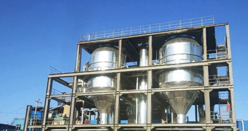 Plate MVR double-effect evaporator