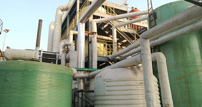 triple-effect evaporator