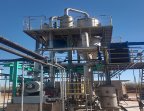 Sodium cyanide single-effect evaporator
