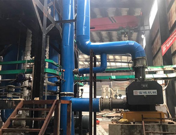 Sodium nitrate single-effect evaporator