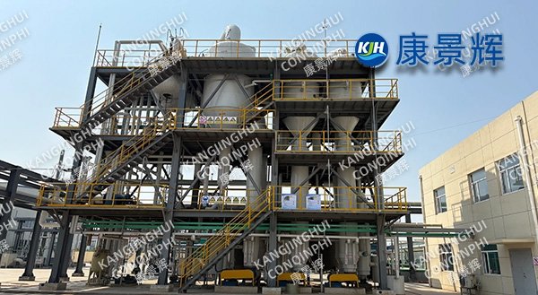 A lithium sulfate MVR forced circulation evaporator with a processing capacity of 30t/h for the lithium battery industry.