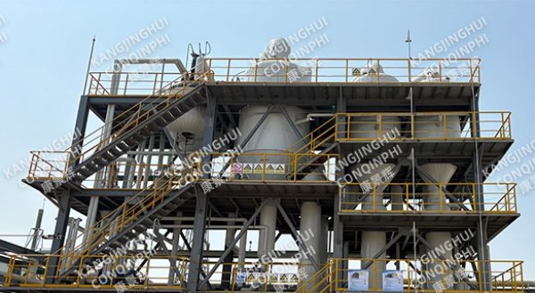 A lithium sulfate MVR forced circulation evaporator with a processing capacity of 30t/h for the lithium battery industry.