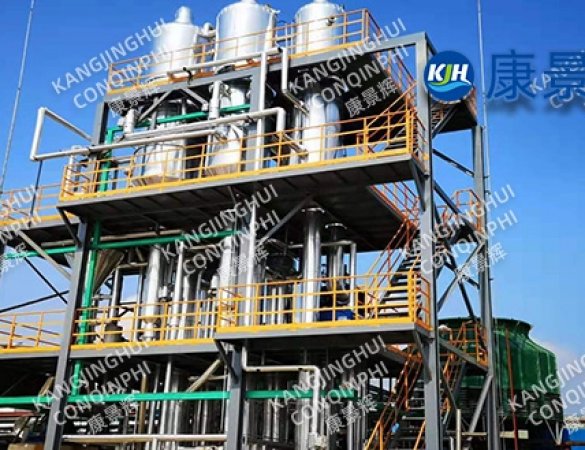 5t/h sodium chloride triple-effect falling film evaporator system overview