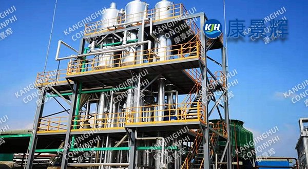 5t/h sodium chloride triple-effect falling film evaporator system overview