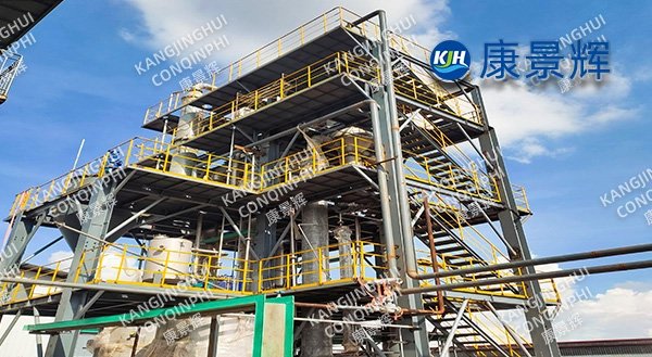CONQINPHI engineers inspecting evaporator capacity expansion project
