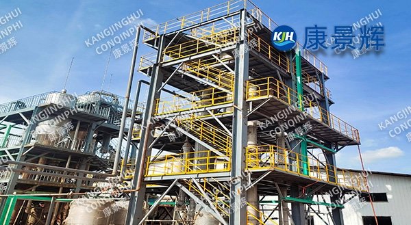 MVR evaporator for lithium recovery from battery wastewater