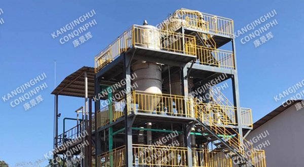 Alumina wastewater evaporation crystallization system with MVR evaporator