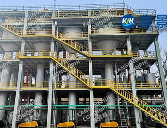 55 t/h four-effect evaporation system for alkaline wastewater