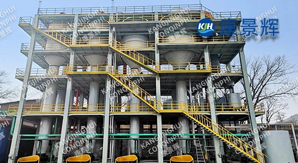 55 t/h four-effect evaporation system for alkaline wastewater