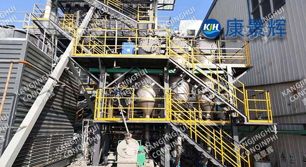 Forced circulation evaporator for high-salinity wastewater