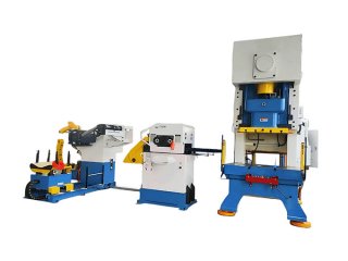 compact coil processing machine