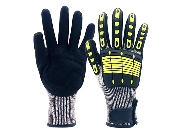 TPR Mechanic Cut Resistant Impact Resistant Gloves
