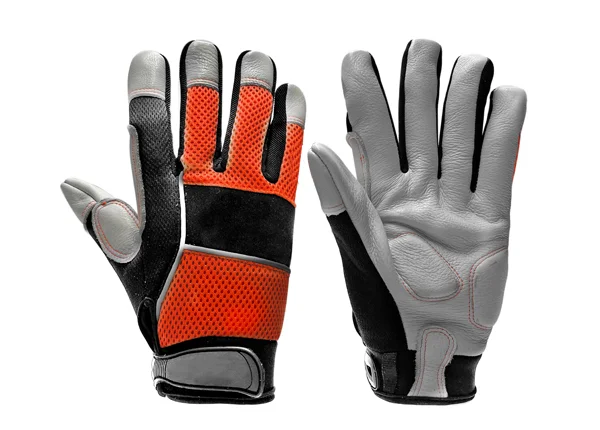 Goatskin leather cycling gloves 