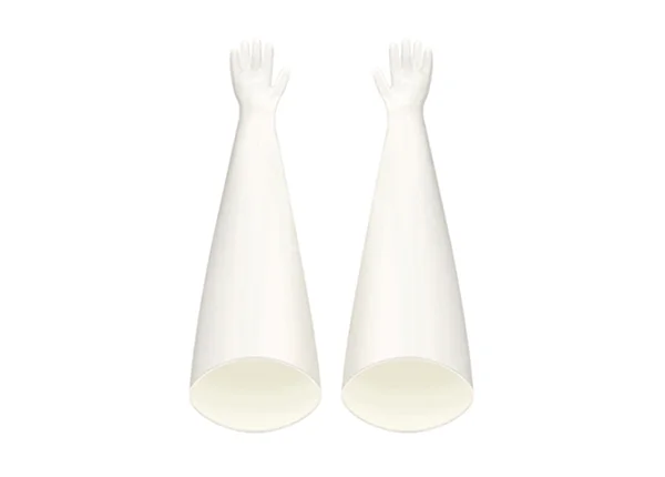Glove box gloves-CSM rubber gloves