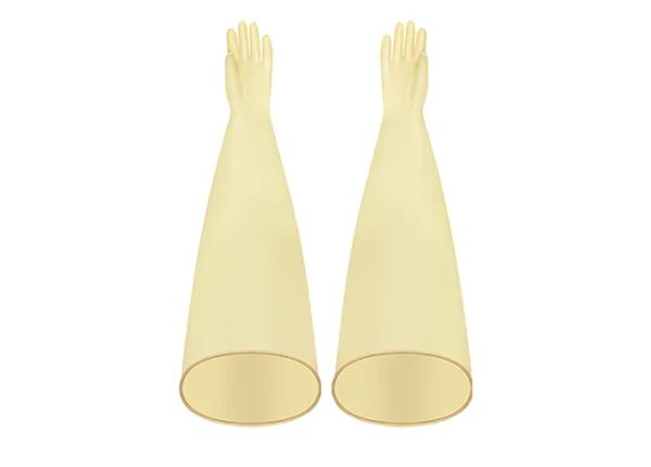 Glove box gloves-Natural latex gloves