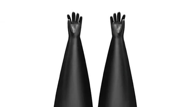 Ultimate Chemical Protection: Butyl Rubber Glove Box Gloves by Qingdao Meiji