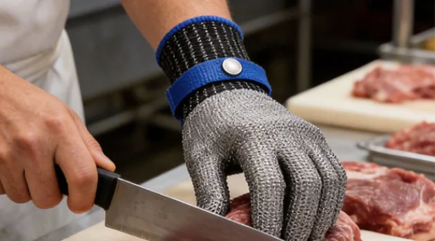 Ultimate Cut Protection: Stainless Steel Mesh Gloves for High-Risk Cutting Operations