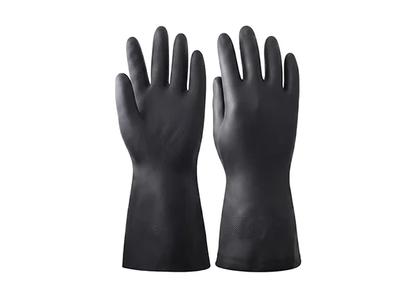 Chemical Resistant Neoprene Gloves with Diamond Texture