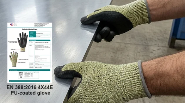 Decoding EN 388:2016 4X44E: What Your PU-Coated Gloves Are Really Telling You