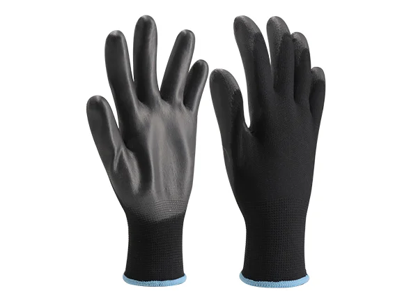 13G Knitted PU Coated Touchscreen Gloves