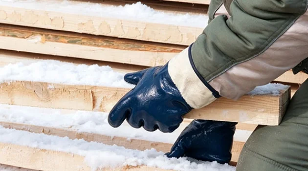 Full Nitrile + Fleece Lined Gloves: The Ultimate Defense Against Cold, Oil, and Chemicals