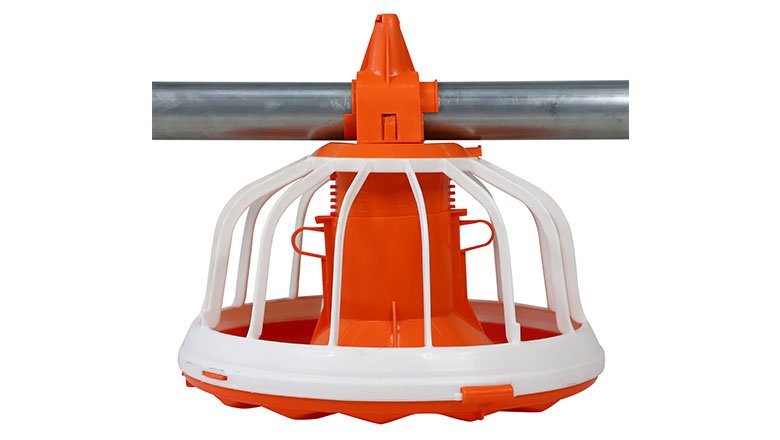 plastic pan feeding system pan feeder for broiler farm