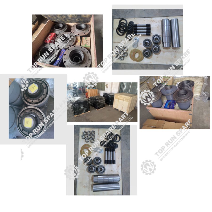 Shipment News: Sets of XCMG 100-Ton Crane Wheel Reducer Assembly & Balance Beam Kit Packed & Ready for Middle East Customer
