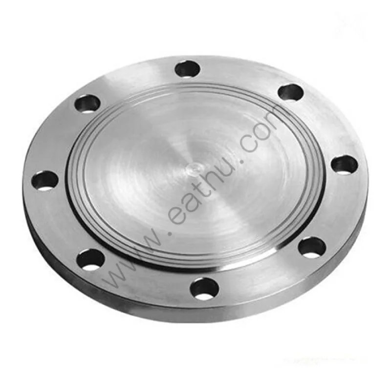 Blind flanges are flat pieces of metal or other material used to close the ends of pipes. 