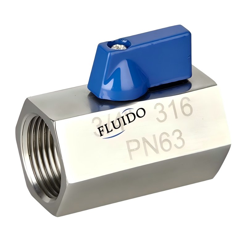 Mini Ball Valve with Lever Handle 1