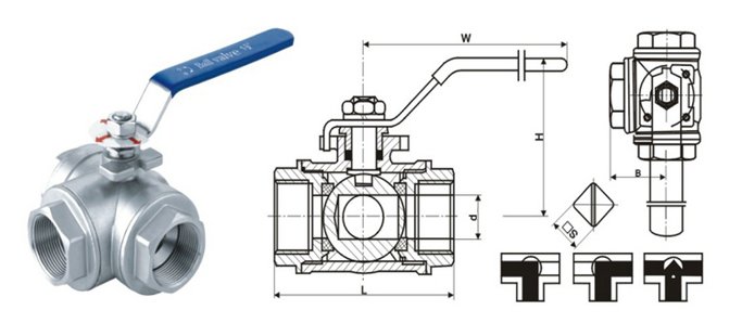 3-Way Ball Valve3