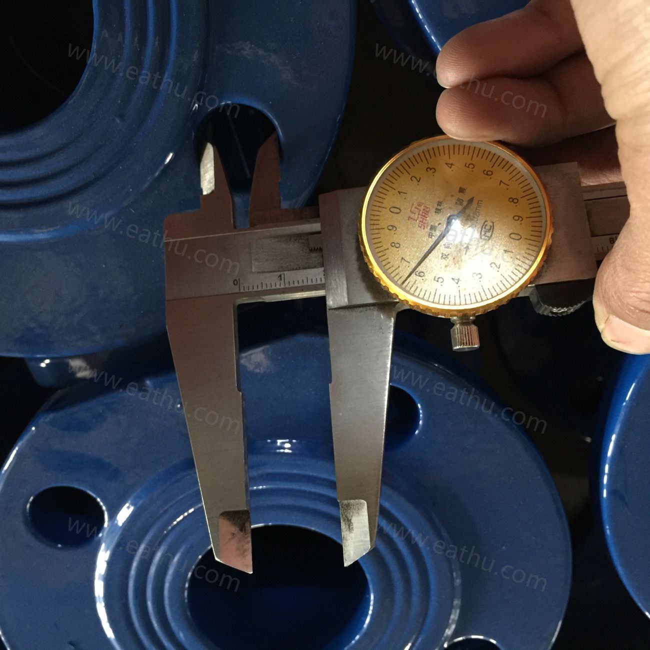 cast iron DIN3352 PN10 gate valves inspection hole size test