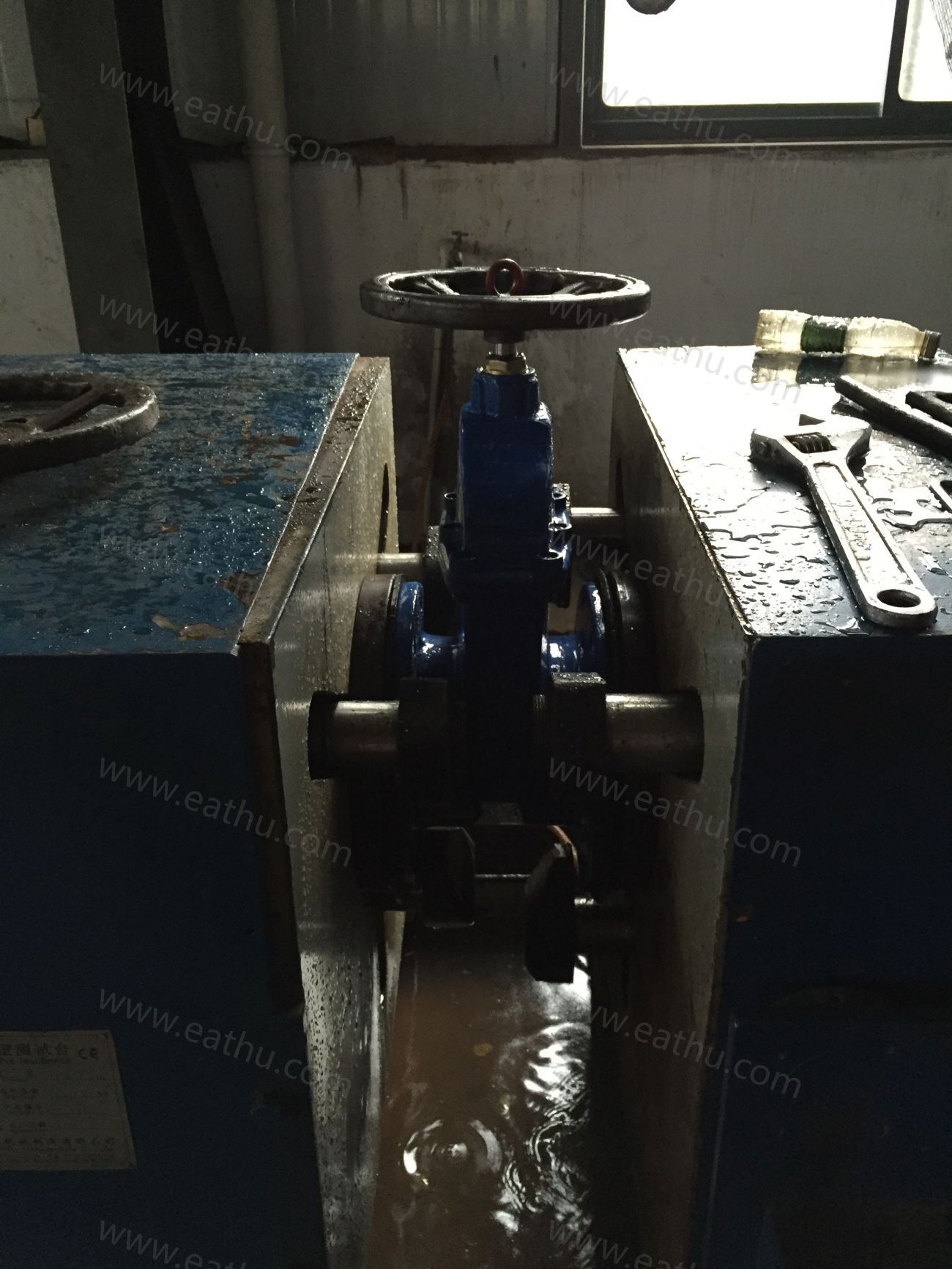 cast iron DIN3352 PN10 gate valves inspection pressure test