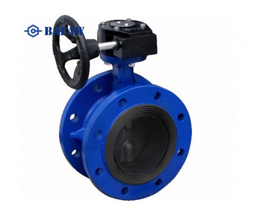 double flange butterfly valve