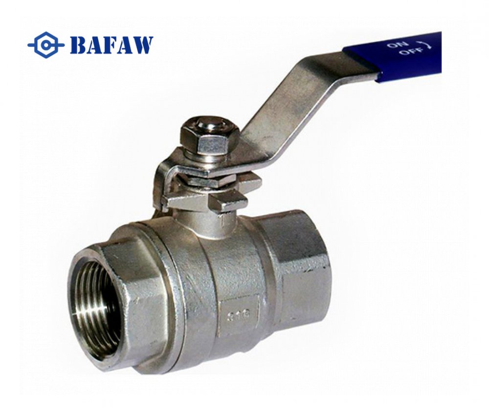 2 Piece Threaded Steel Ball Valve