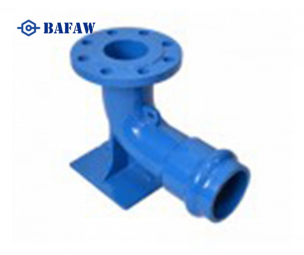 PVC Socket Flanged Duck-Foot Bend Pipe