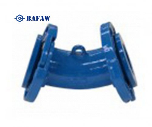 Flexible flanged bend pipe
