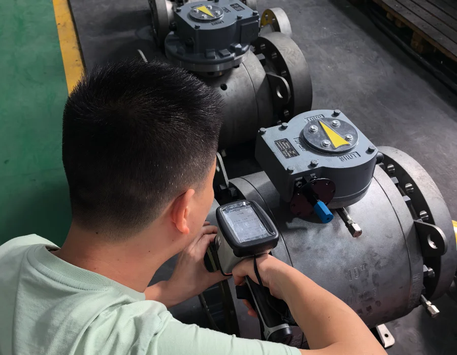 Valve Chemical Composition Testing Valve Chemical Composition Testing